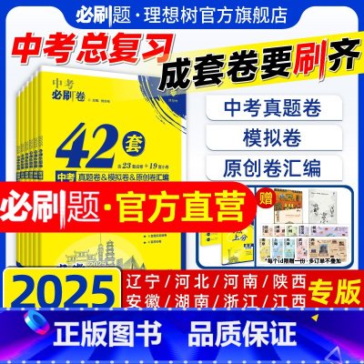 9本装[语数英物化生地历道] 河南省 [正版]2025中考必刷卷42套语文数学物理化学政治历史生物地理安徽辽宁河南江西湖