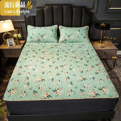 乳胶凉席夏天泰国天然空调软席子1.8m床可水洗三件套冰丝席 三维工匠凉席/凉枕