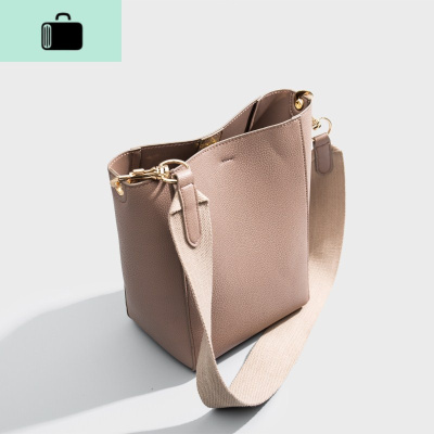 2020新款网红sangle水桶包女皮女包宽带简约子母包单肩斜挎包NEW LAKE女斜挎包