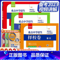 2本[语文+英语]通用版 小学升初中 [正版]2023实验班小升初真卷重点中学择校卷语文数学英语六年级下册衔接初中全国通