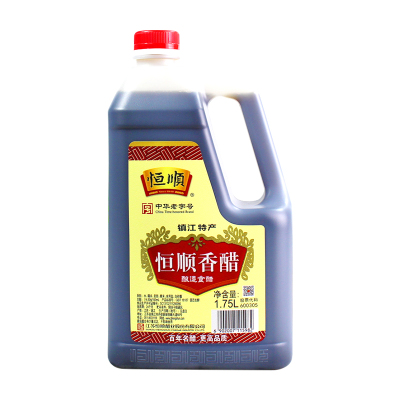 恒顺香醋 酿造食醋 1.75L 总酸≥4.50g/100ml B香 零添加糯米酿造