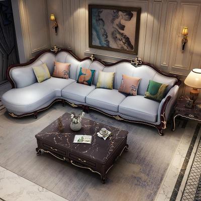 森美人欧式轻奢实木沙发美式新古典简欧客厅家具整装法式组合沙发