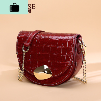 包包女2020新款时尚链条包夏季百搭单肩包斜挎包女皮潮NEW LAKE女士单肩包