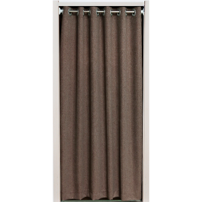 美帮汇帘隔断帘免打孔布艺装饰家用春夏秋冬季卧室布帘加厚空调挡风