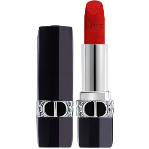 迪奥(Dior)口红 烈艳蓝金魅惑粉漾 闪亮女士 提升气色唇膏3.5g 烈焰蓝金#999丝绒