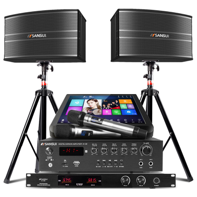 山水(SANSUI) 升级松川SP9-06套装家庭影院家用客厅会议室专业组合音箱电视KTV音响松川500G台式点歌机K歌