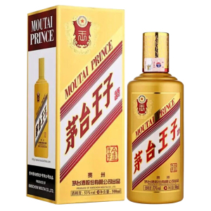 茅台王子酒 金王子53度500ml 单瓶装 酱香型白酒