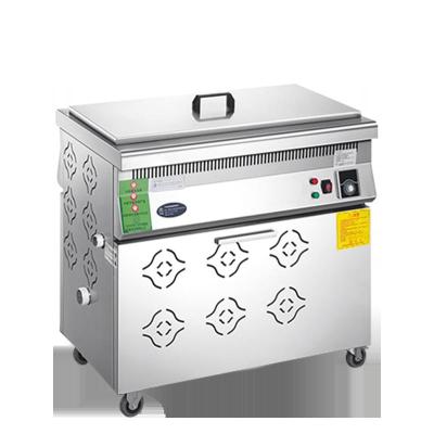 乐创商用油水分离油炸锅大容量薯条炸鸡油条摆摊燃气炸炉电炸串炉 立式电热款50L