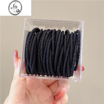 JiMi发绳2023年新款简约气质头绳橡皮筋女丸子头扎马尾发圈高弹力皮套