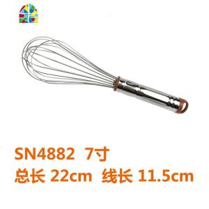 烘焙工具 SN4882~4899 7”~36” 不锈钢打蛋器搅拌器(电解) FENGHOU 15寸打蛋器