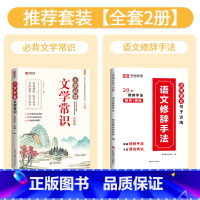 [全套2册]文学常识+语文修辞手法 小学通用 [正版]小学必背文学常识积累大全彩图版一二三四五六年级语文文学常识基础知识