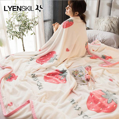 美帮汇雪花绒毛毯被子毯子亲肤舒适绒床单人毛巾被宿舍单人午睡毯