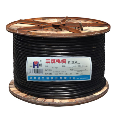 三恒 五芯铜芯电缆ZC-YJV 4×35+1×16mm² 米