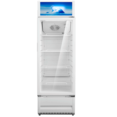 美的(Midea) 展示柜立式冷藏冰柜商用超市啤酒饮料水果茶叶火锅串串麻辣烫蛋糕保鲜双层玻璃门冷藏柜SC-320GM(Q