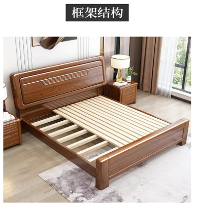 舜灏 SH-KJJG-1.8 框架结构床 带床垫 两个床头 1.8米(单位:张)