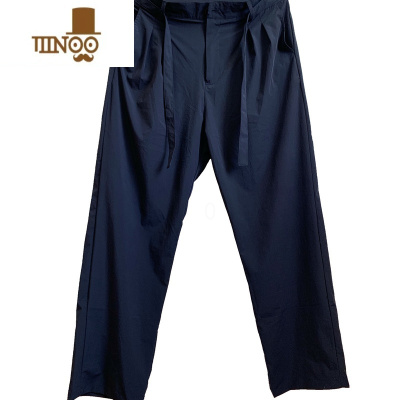 YANXU烦恼的Ocusl潮牌宽松休闲西裤机能风垂感轻薄直筒休闲长裤男夏