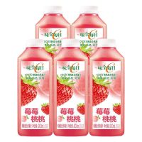 味全每日C莓莓桃桃复合果蔬汁900ml*5瓶整箱 果汁含量100% 畅享C活力 释放满满元气 冷藏果蔬饮品