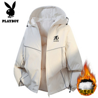 花花公子新款高品质秋冬季青少年加厚棉衣男潮流设计感棉服外套