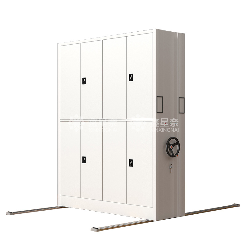 鑫星奈 电动密集架移动档案柜钢制轨道密集柜 一列2组