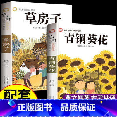 [全2册]青铜葵花+草房子 [正版]全套2册 青铜葵花曹文轩完整版宝葫芦的秘密张天翼四年级下册课外书书目葫芦娃里的青铜奎