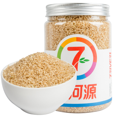 7河源 有机糙米1kg 杂粮米 桶装