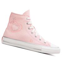 匡威(CONVERSE)儿童跑鞋经典可爱心形徽章金属细节帆布耐磨童鞋