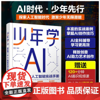 少年学AI 我的第一本人工智能实战手册 写给青少年的人工智能启蒙与实践参考书 儿童AI启蒙 青少年人工智能AI探索入门书