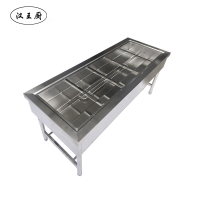 汉王厨五格保温售卖台1500*680*800