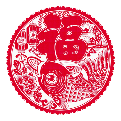 锦瑞星新年静电贴加厚10张窗花55*55cm/包