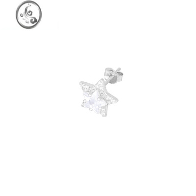 JiMi欧美流行男士情侣星星耳钉高级感S925银银秋冬款独特小众