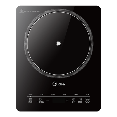 美的(Midea)2200W电磁炉3D悬浮大火线圈盘9档火力6大功能3h定时MC-22XA11
