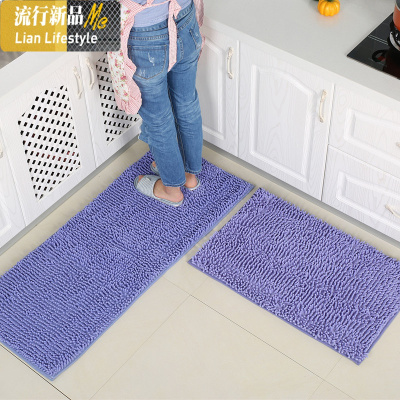 地毯口浴室进防滑防油吸水家用长条卧室客厅垫脚垫 三维工匠