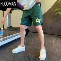 HLCOMAN裤子男款夏季短裤男士2025新款潮牌薄款宽松五分裤外穿运动休闲裤
