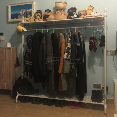 欧式衣帽架挂衣架落地卧室时尚多功能铁艺服装店简易衣服架子