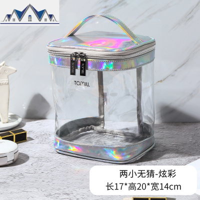 旅行化妆包女便携ins风超火大容量透明化妆品护肤品收纳包洗漱包 三维工匠