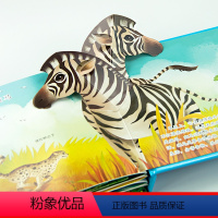 [正版]儿童3d立体书狂野动物幼儿早教书籍启蒙认知翻翻书0-1-2-3-6岁撕不烂宝宝早教书本 奇趣科普立体书儿童绘本