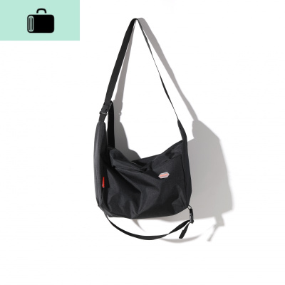 WHOOP SHOP NEXTDAWN 复古邮差包男女斜挎包大容量单肩机能风挎包NEW LAKE 黑色 均码