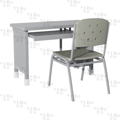 翌嘉YJ3110753 制式营具电脑桌营房钢制学习桌 制式电脑桌椅组合(一桌一椅)