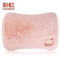 彩虹(RAINBOW)电热暖手宝插电式暖水袋兔毛绒暖宝宝充电式热水袋安全防爆暖肚暖脚炉电暖器官方旗舰店正品325-XF
