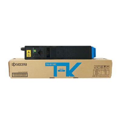 京瓷(KYOCERA)TK-8118C原装青色碳粉墨粉盒(适用ECOSYS M8124cidn打印机)印量6000页