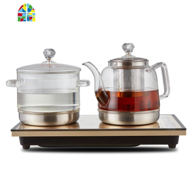 全自动底部上水壶电热烧水壶茶台一体抽水泡茶专用加水茶具电磁炉 FENGHOU
