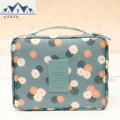 化妆包便携大容量旅行洗漱包出差女士防水收纳袋多功能小号随身包 三维工匠收纳包