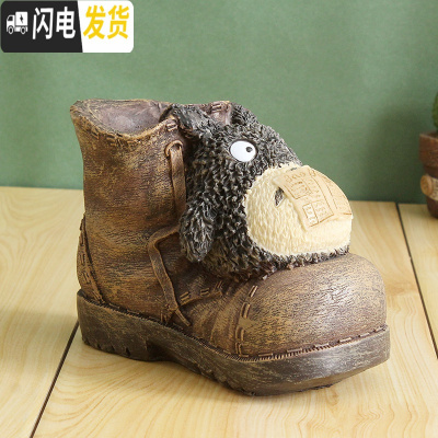 三维工匠创意时尚学生桌面摆件可爱卡通收纳儿童个性办公室龙猫笔筒女ins 皮鞋款