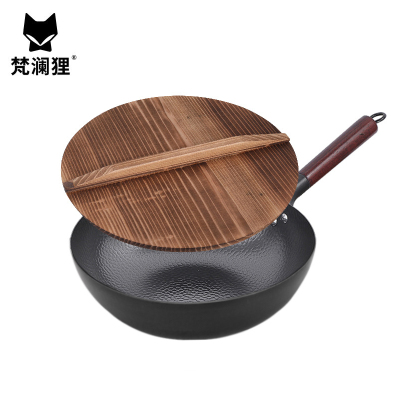 梵澜狸32cm章丘老式铁锅X25 个