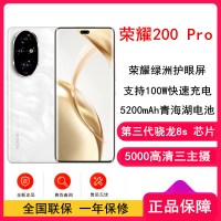 荣耀200 Pro 月影白 16GB+512GB 骁龙8s 5G芯 5000万影像 100W充电 5200mAh青海湖电池 5G手机
