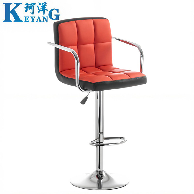 珂洋 吧台椅 高款(黑红套色) 把