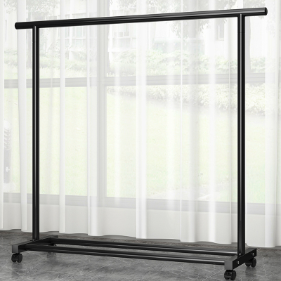 [补贴10%]晾衣架落地家用卧室挂衣服折叠单杆简易室内宿舍移动晒凉衣帽架子