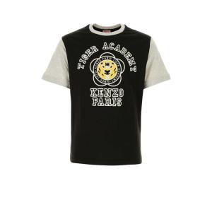 高田贤三(Kenzo)纯棉运动T恤男宽松舒适百搭圆领短袖休闲上衣