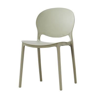 鑫环境 北欧餐椅家用塑料椅子加厚简约洽谈书桌椅凳子奶茶店椅子靠背网红化妆椅