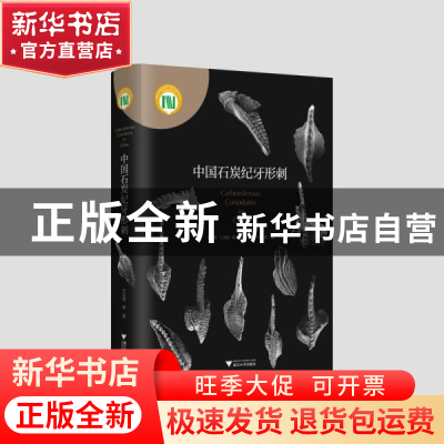 正版 中国石炭纪牙形刺 王志浩,王成源,祁玉平 等 浙江大学出版社